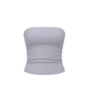 PINK Victoria's Secret Heather Gray Strapless Tube Top